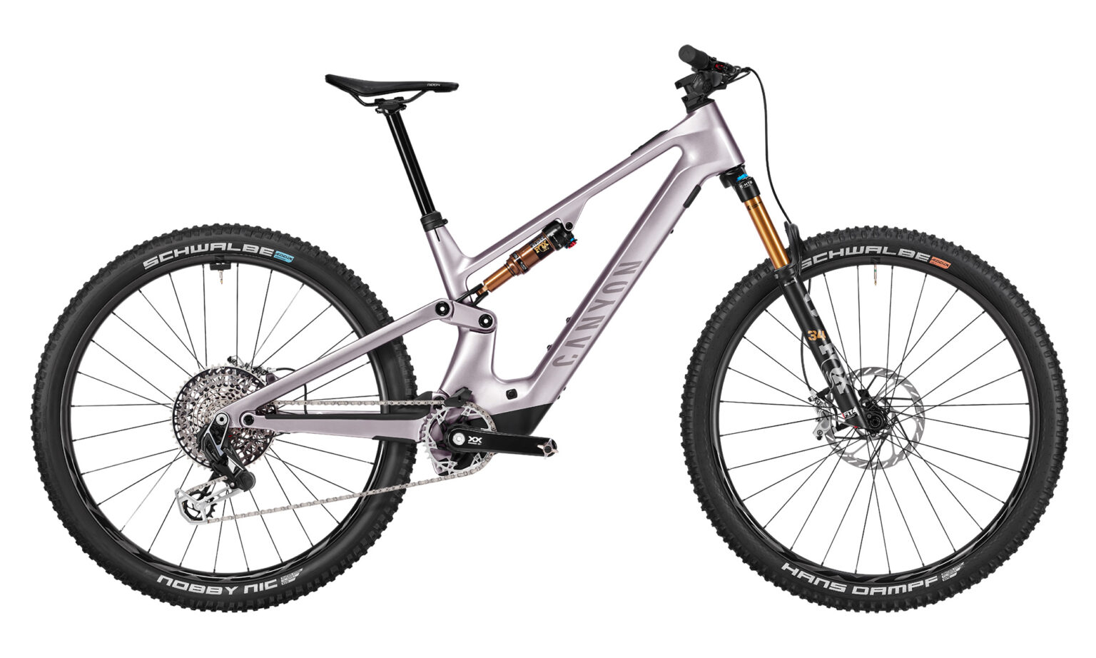 2024 Canyon Neuron:ONfly lightweight 140mm carbon trail ebike with Bosch SX eMTB motor and 400Wh battery,