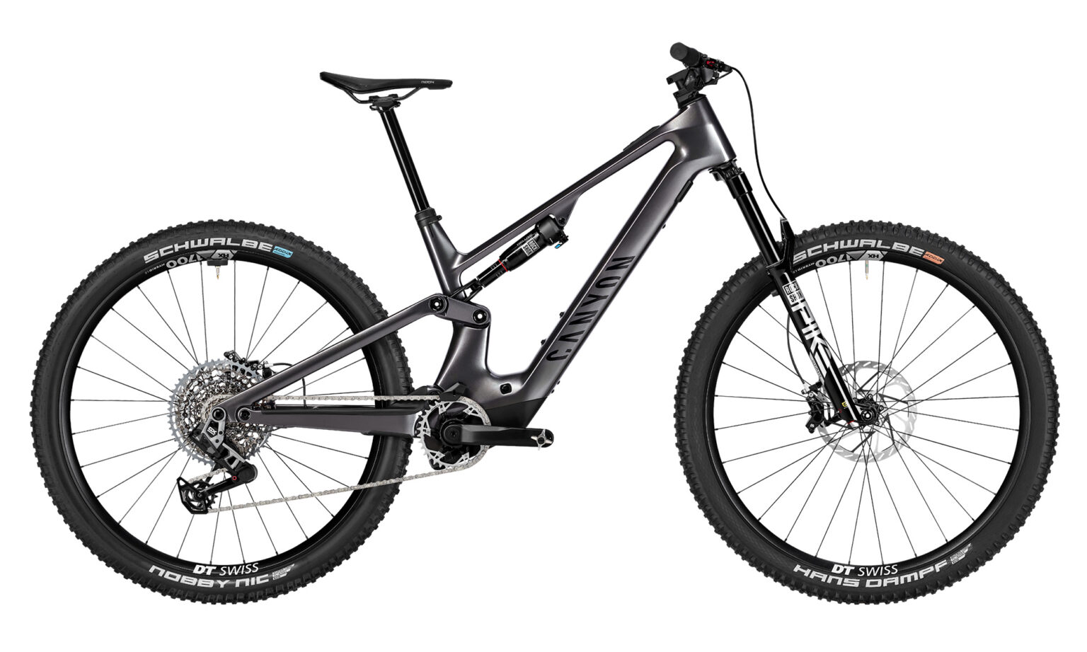 2024 Canyon Neuron:ONfly lightweight 140mm carbon trail ebike with Bosch SX eMTB motor and 400Wh battery, CF 9