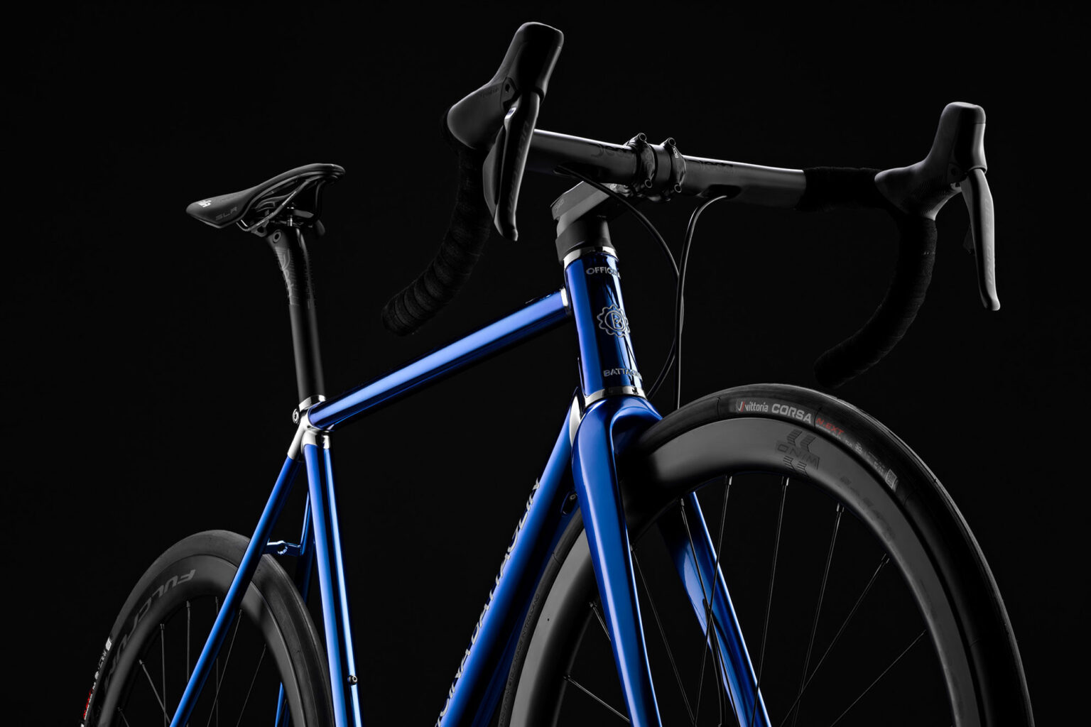 Battaglin Palladio, new Cromovelato For You steel road bike, detail
