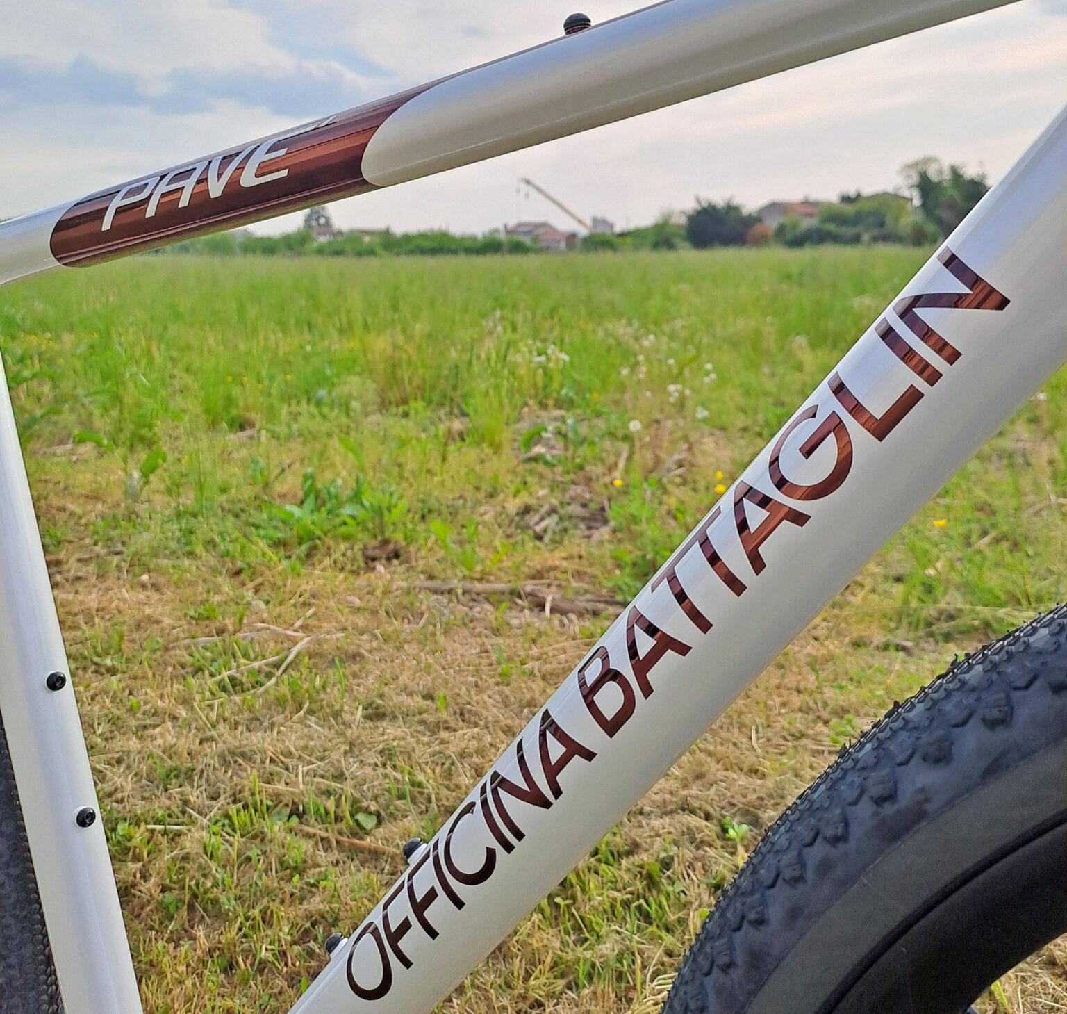 Battaglin Pavé, new Cromovelato For You steel gravel bike, detail