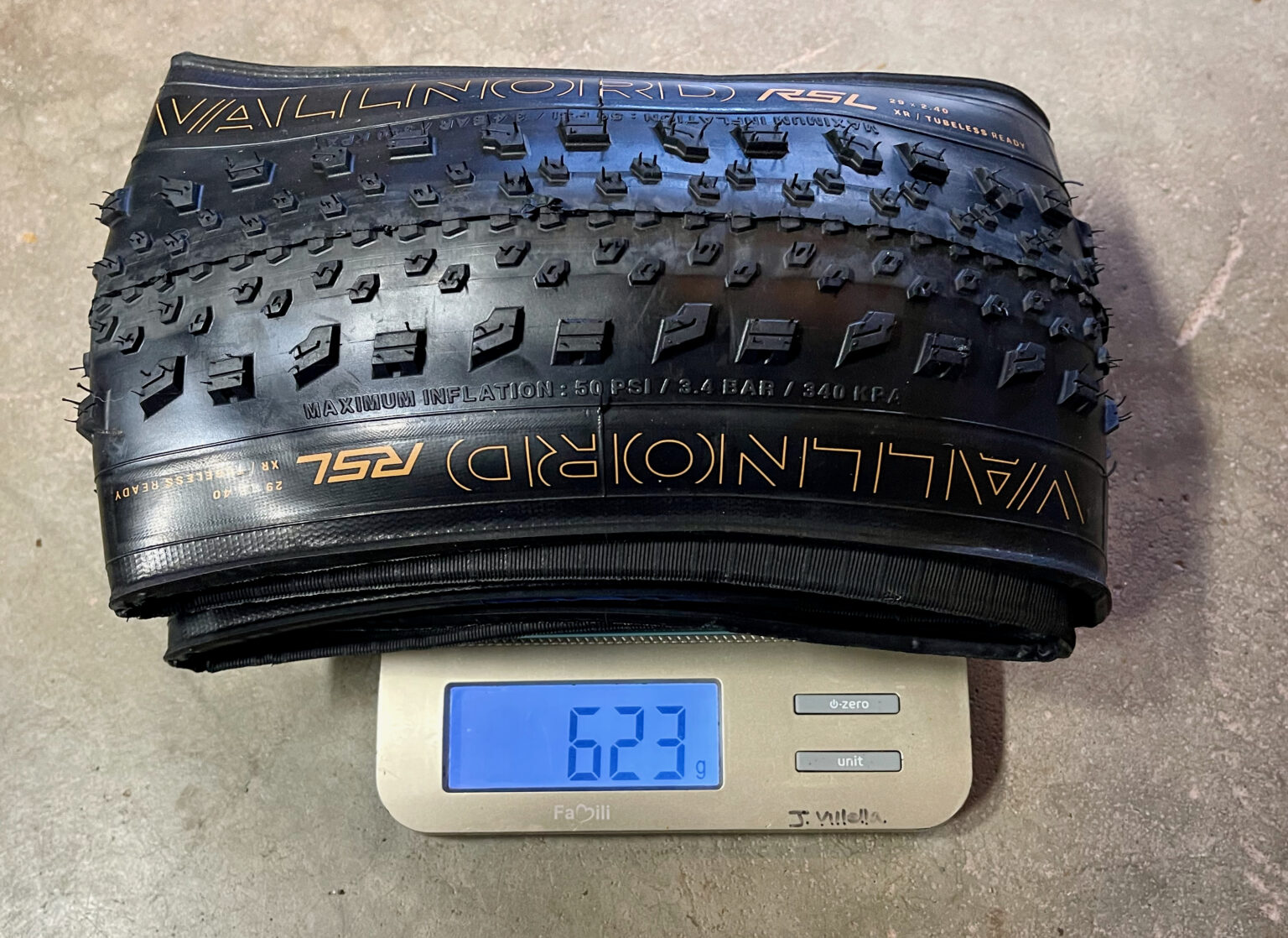 Bontrager RSL Tires Vallnord weight