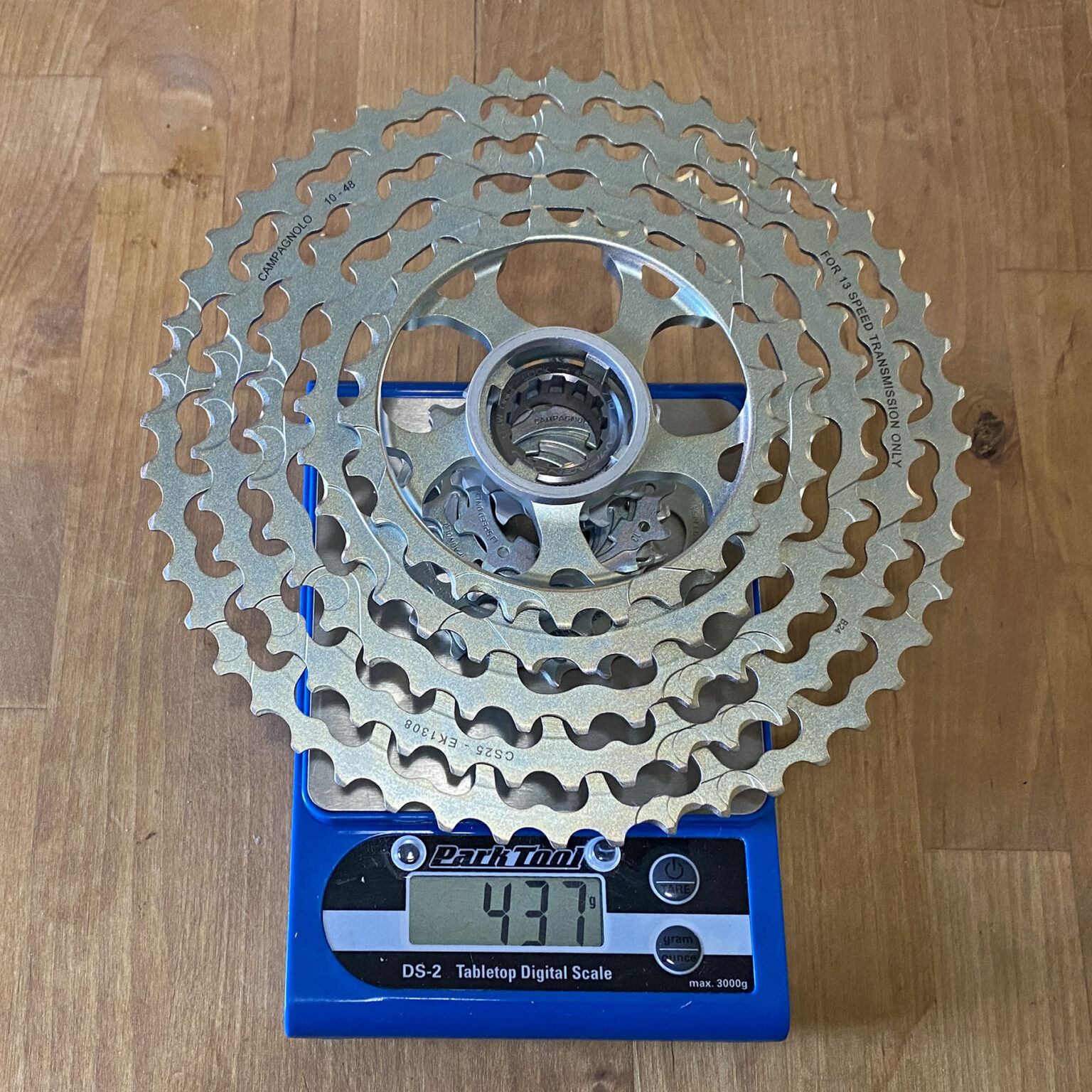 Campagnolo Ekar GT actual weights, affordable Campy gravel group, 10-48T cassette