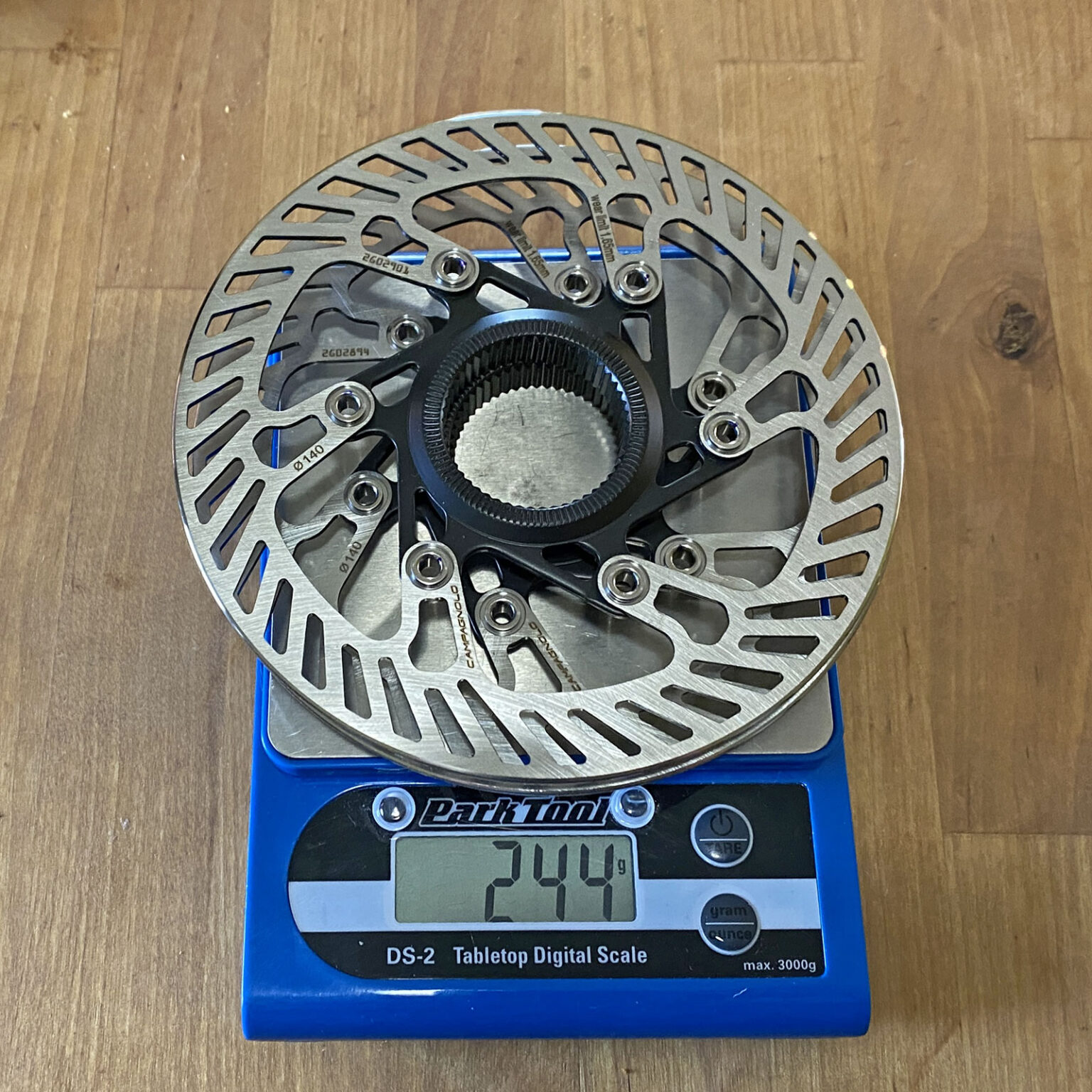 Campagnolo Ekar GT actual weights, affordable Campy gravel group, 140mm rotors
