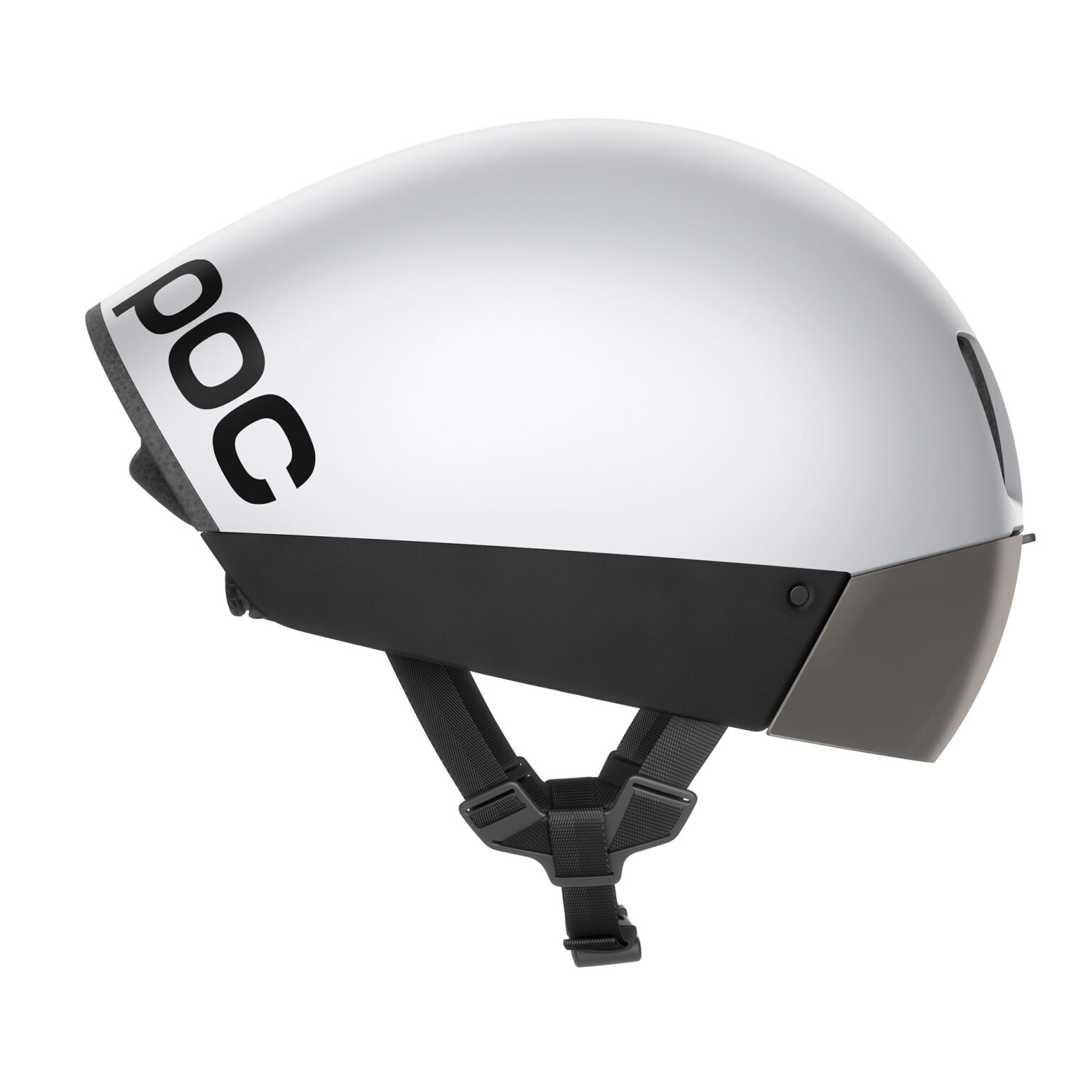 POC Procen Air aero road race helmet in Hydrogen White