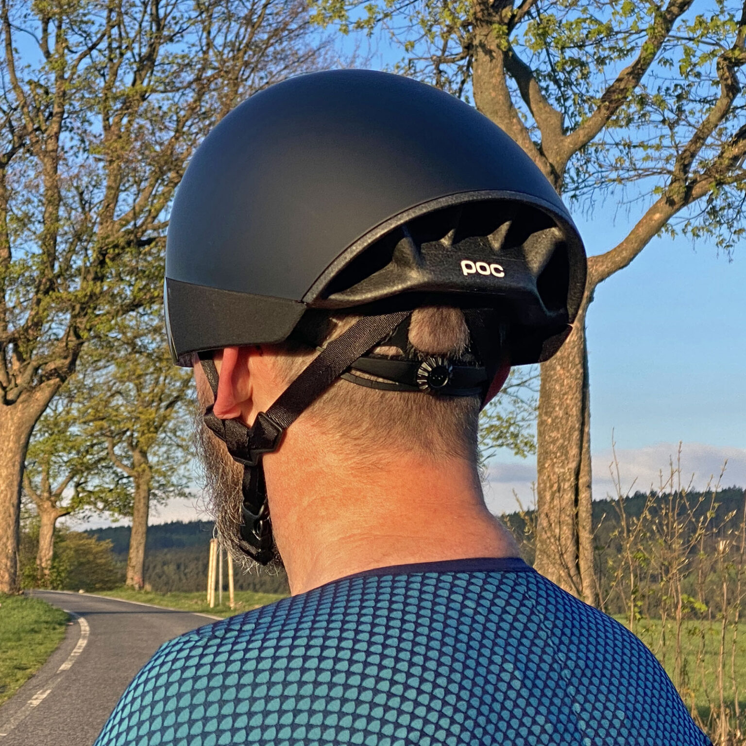 POC Procen Air aero road race helmet Review, rear