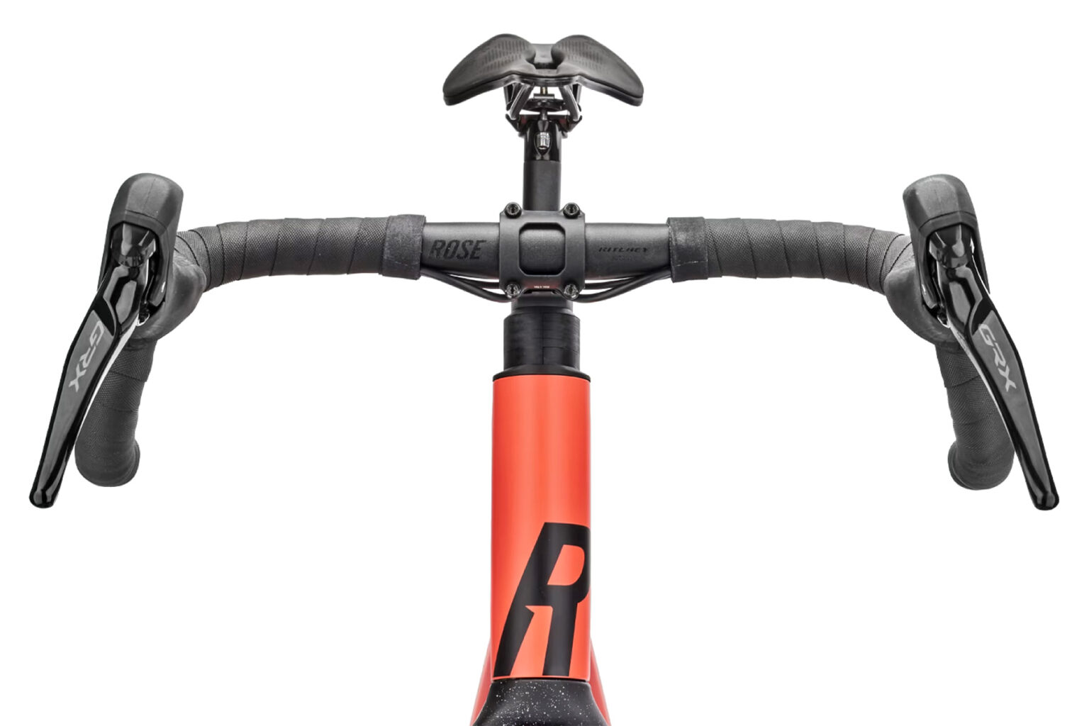Rose Blend affordable all-in-one aluminum alloy road AND gravel bike, integrated internal cable routing detail