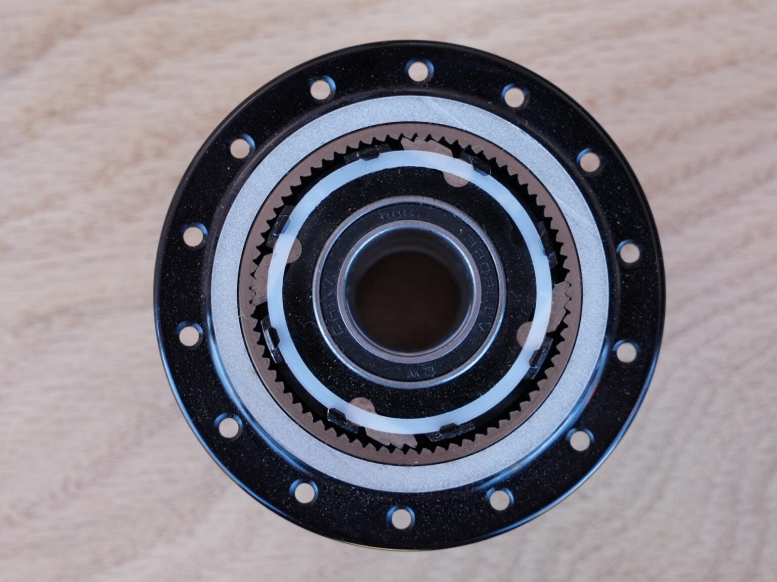 internal ratchet ring and pawl details on prototype gravel hubs from project 321
