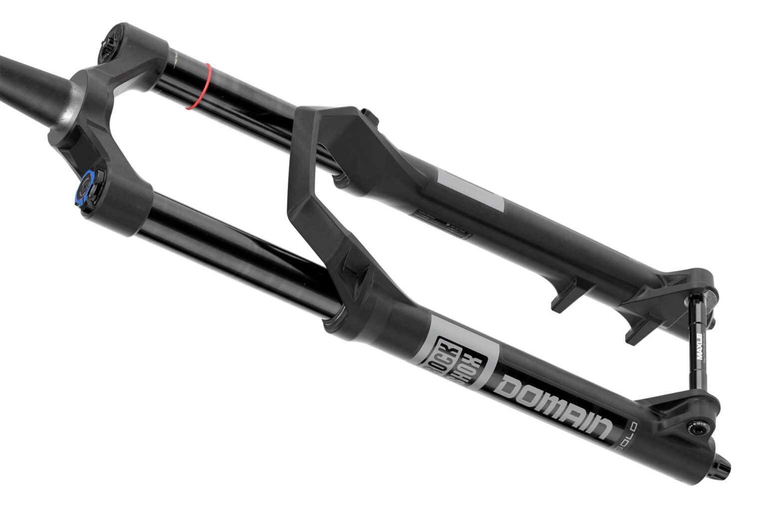 Updated MY25 RockShox Domain 150-180mm enduro mountain bike fork, angled