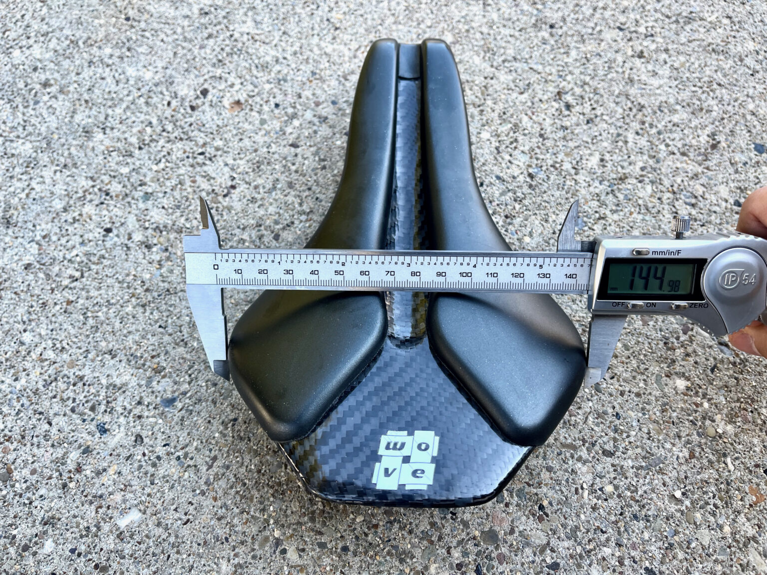 WOVE Mags Saddle Review detail number measurements full seat padding