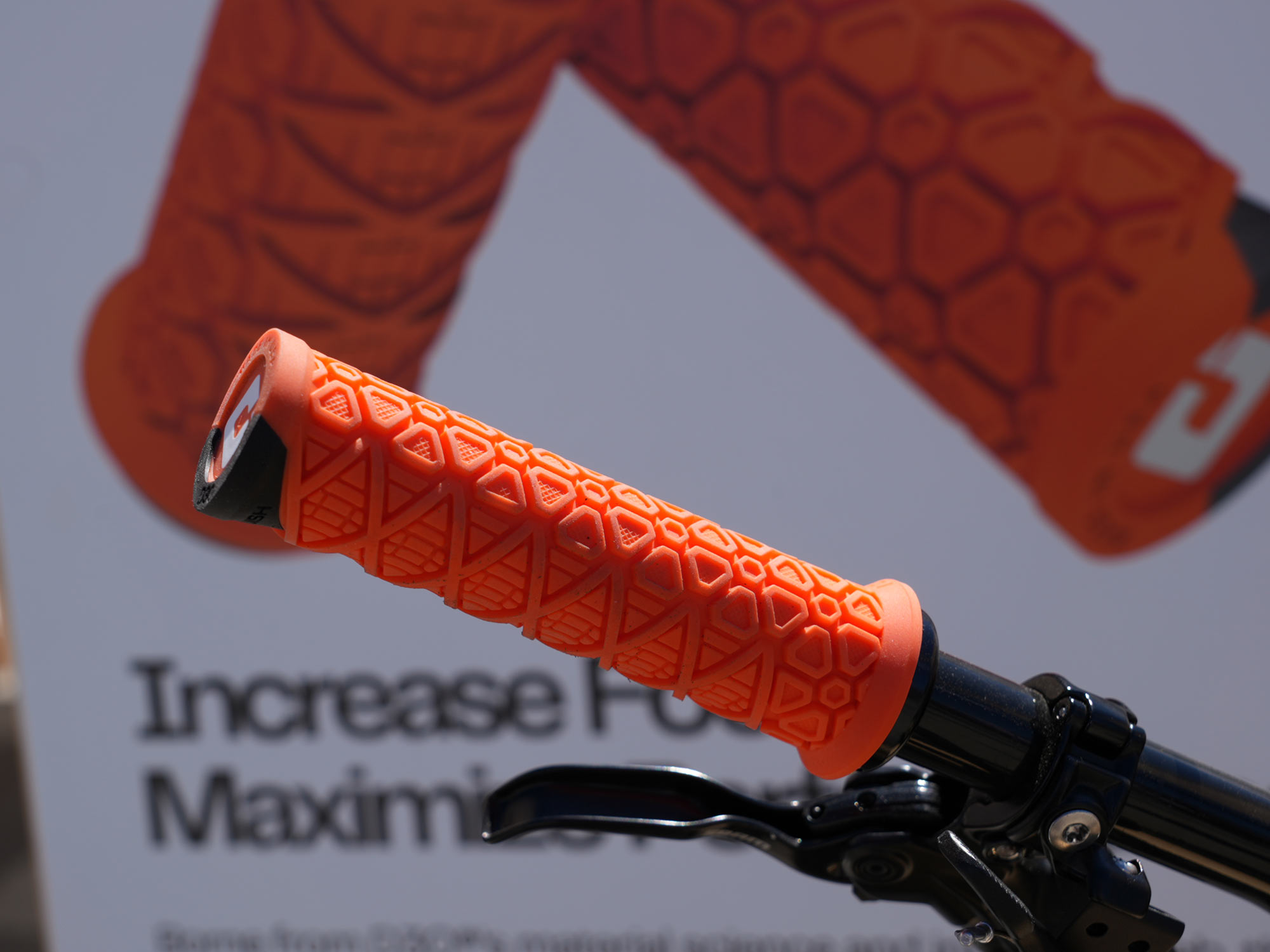 odi mountain bike grips with d30 vibration damping material