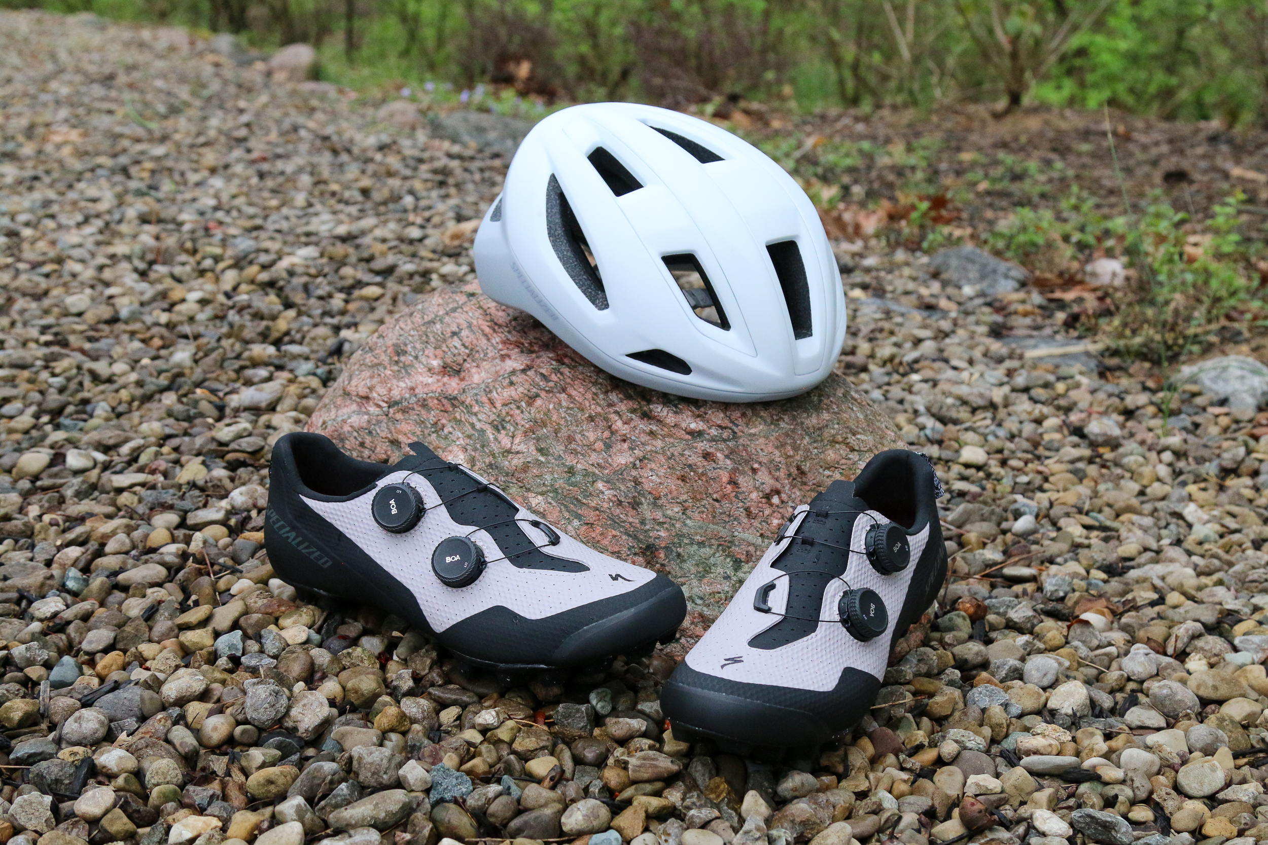 Specialized Search Gravel Helmet and Recon shoes