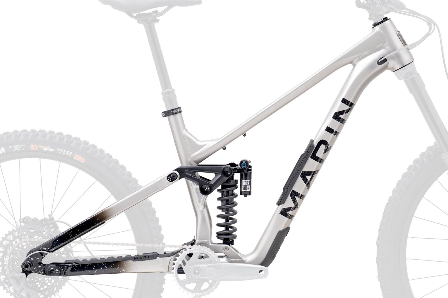 2024 Marin Alpine Trail 160mm adjustable aluminum alloy enduro bike, frameset