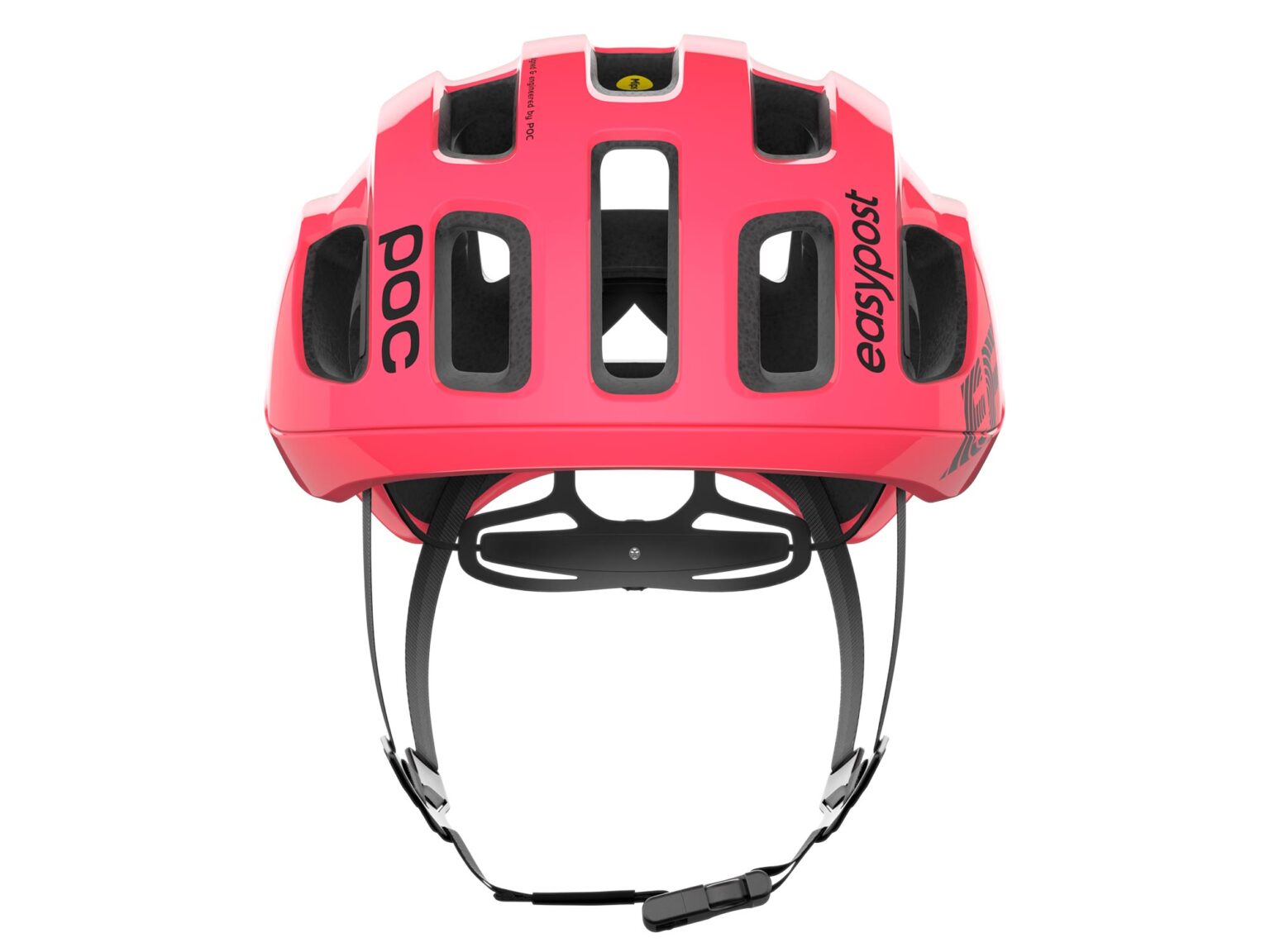 POC Ventral Air MIPS helmet 2024 EF Education-EasyPost team replica pink limited edition, front