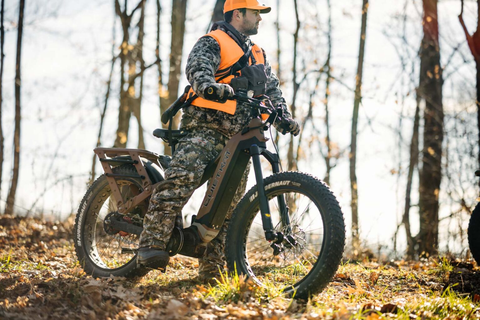 QuietKat Apex ebikes, hunter