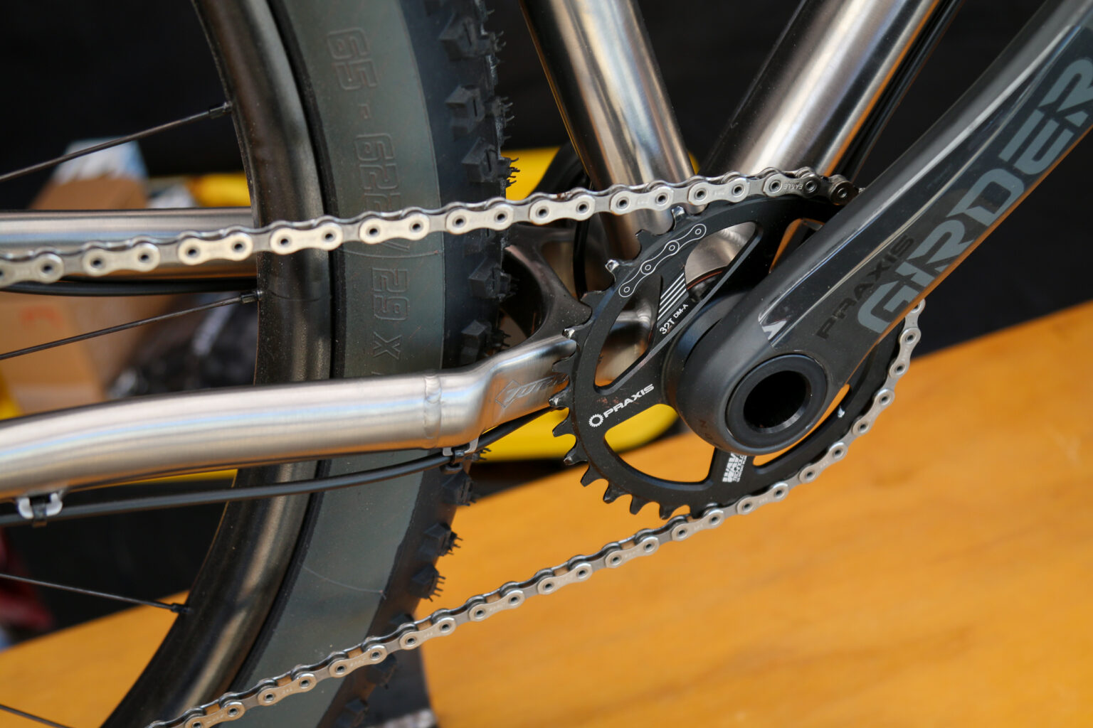 Turner Bikes Venn Nitrous gravel bikepacking singlespeed titanium bikes21