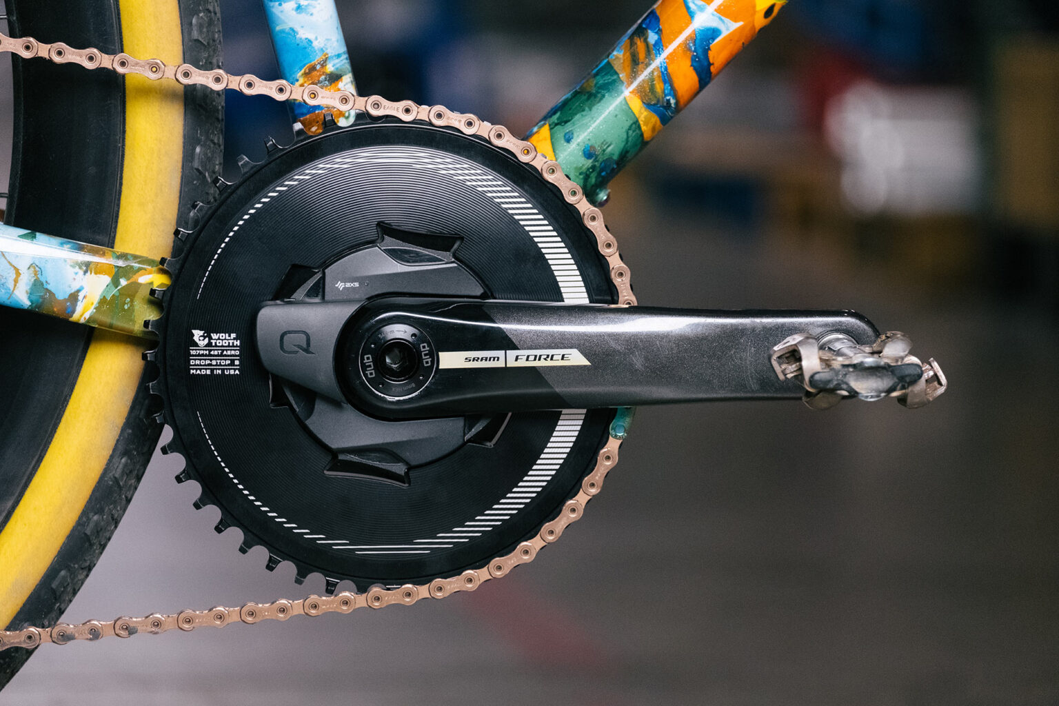 wolf tooth components aero chainring for sram cranks