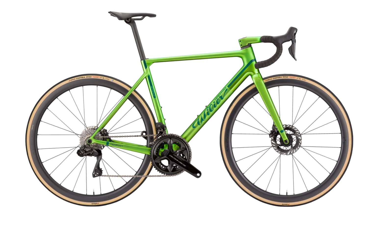 2024 Wilier Verticale SLR lightweight carbon climbers road bike, Hulk green