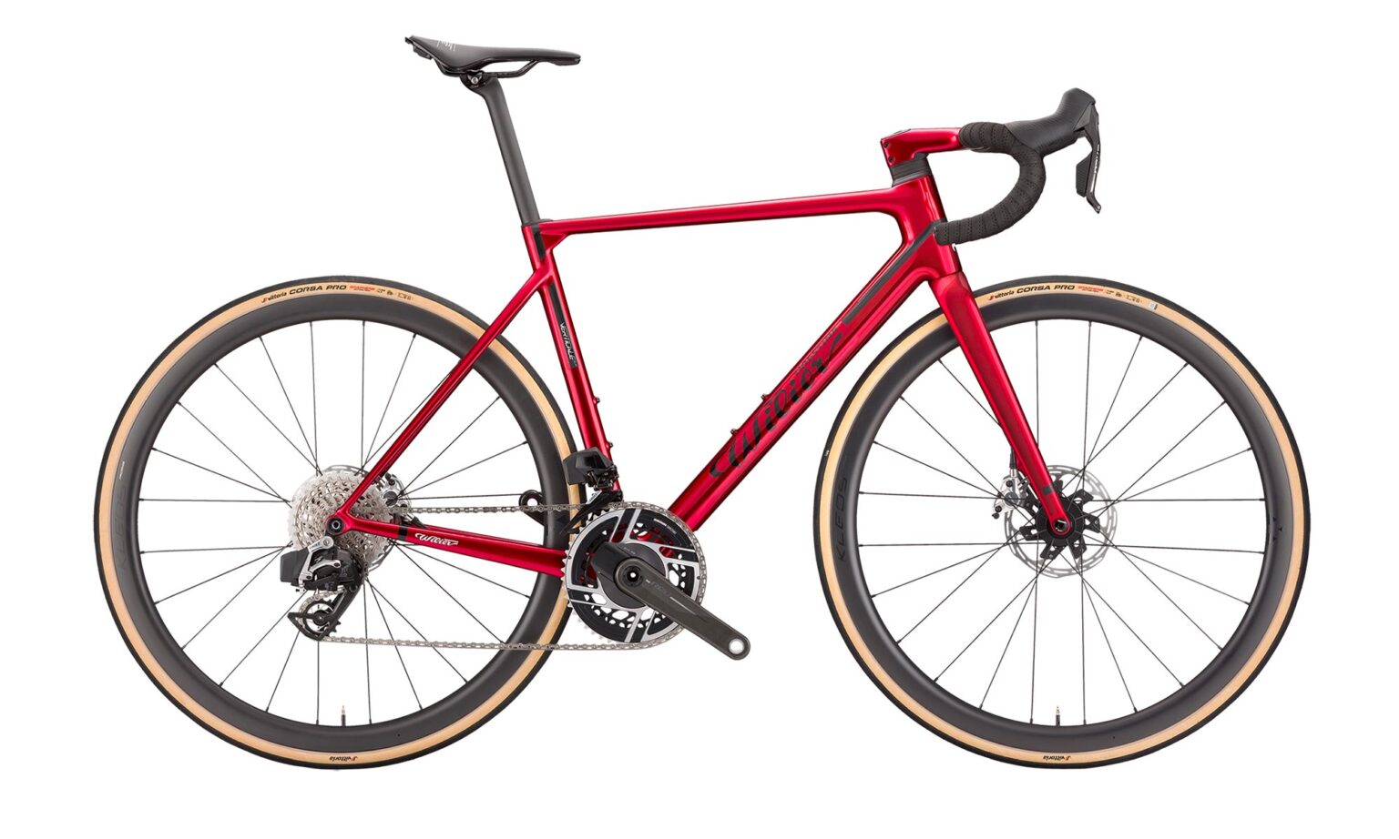2024 Wilier Verticale SLR lightweight carbon climbers road bike, glossy red