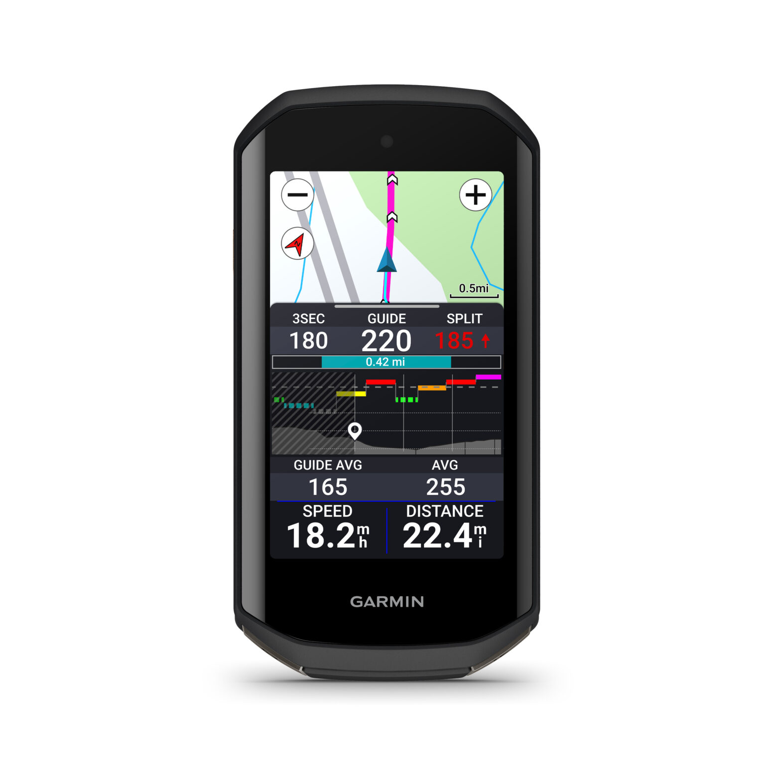 Garmin Edge 1050 cycling computer guiding