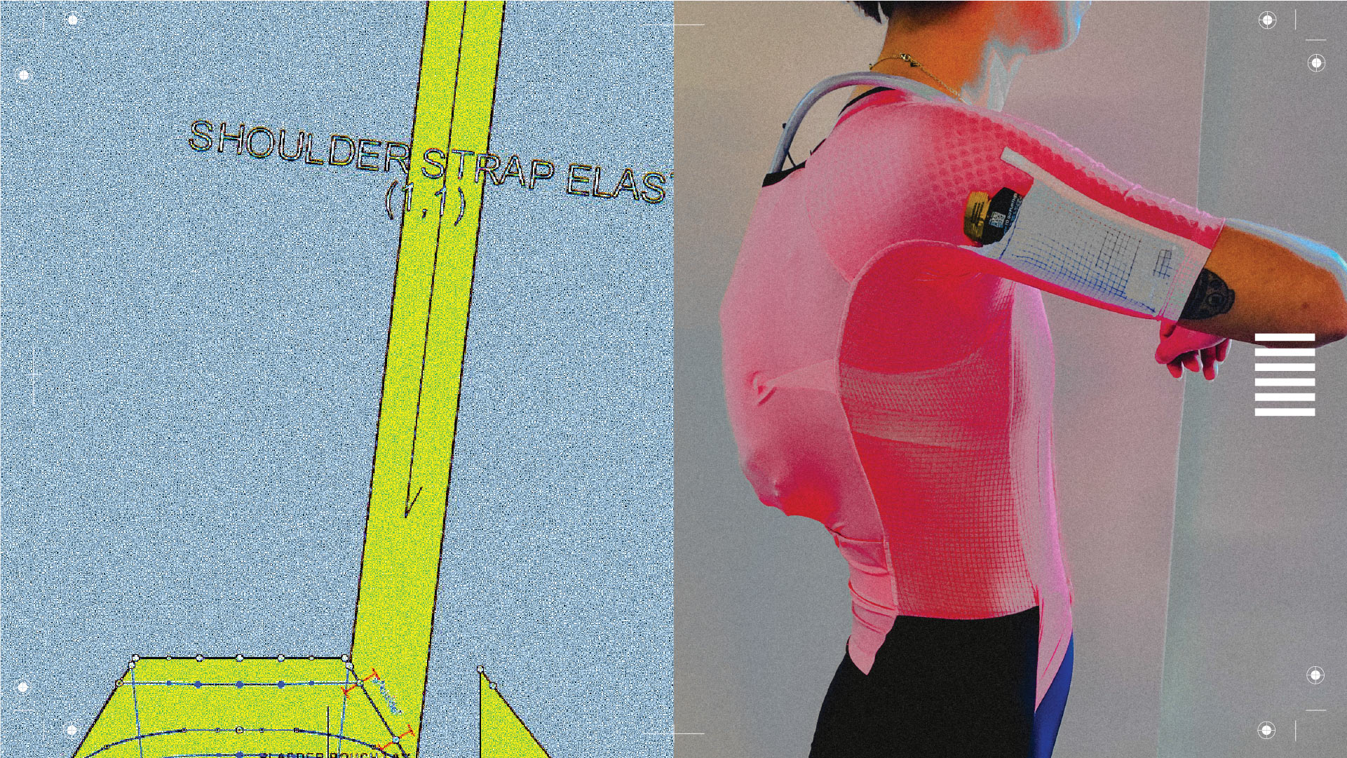 rapha project blaero gravel skinsuit with hydration bladder shown on a rider