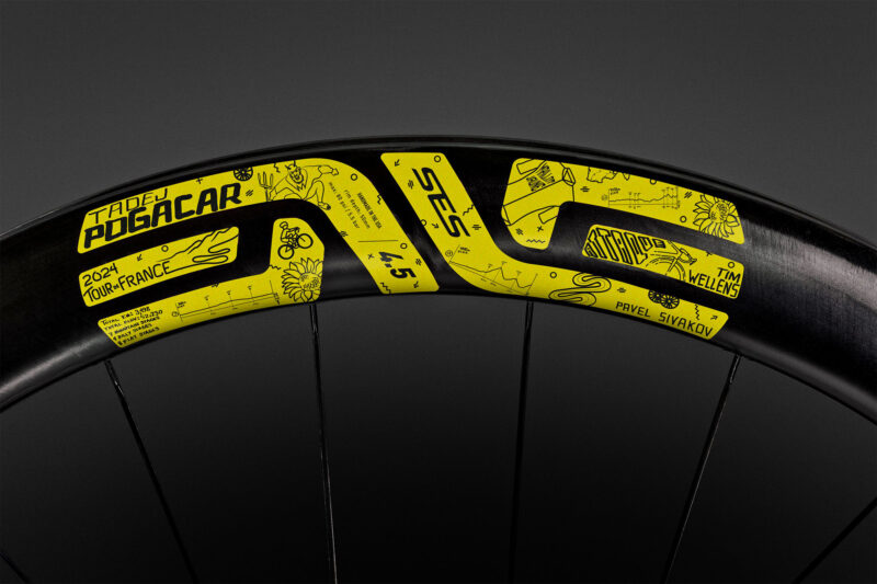 Ride Pogačar’s Tour Special Edition ENVE SES 4.5 Carbon Road Wheels