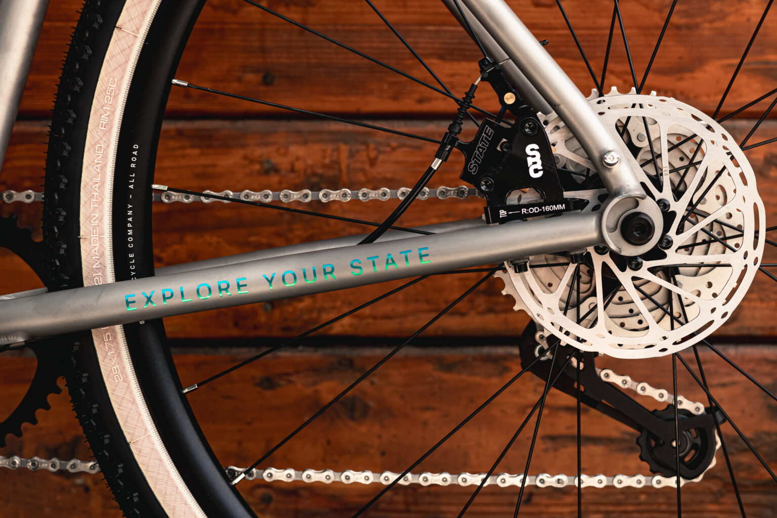 State bicycle co titanium all road rear brake