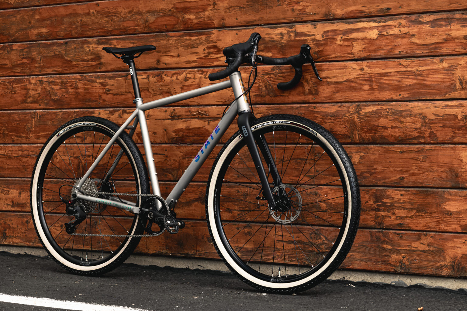 State bicycle co titanium all road side angle