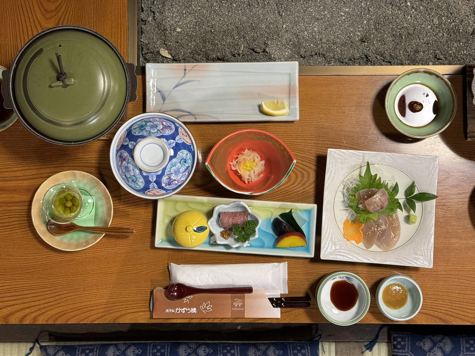 traditional japanese meal.