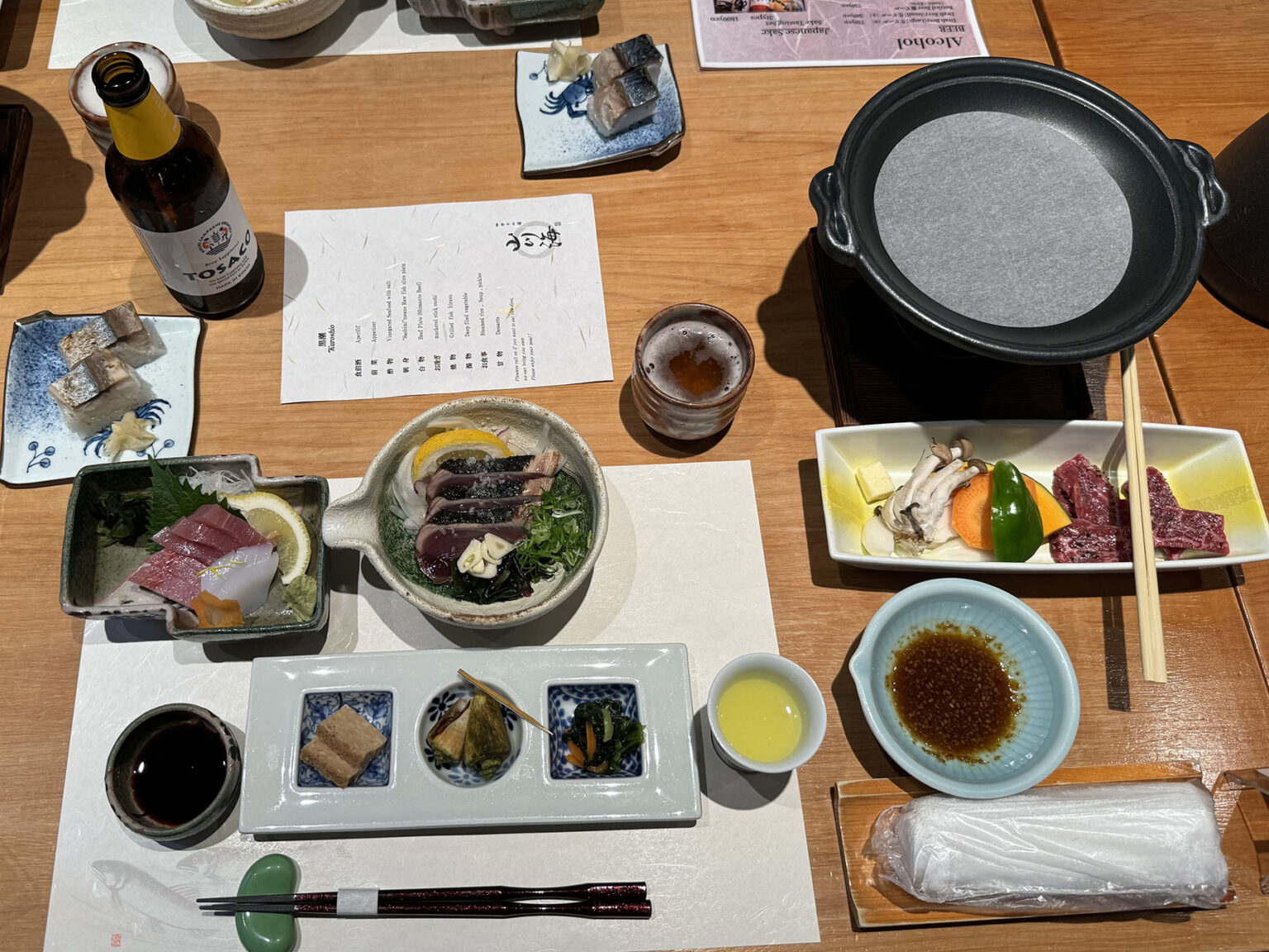 traditional japanese meal.