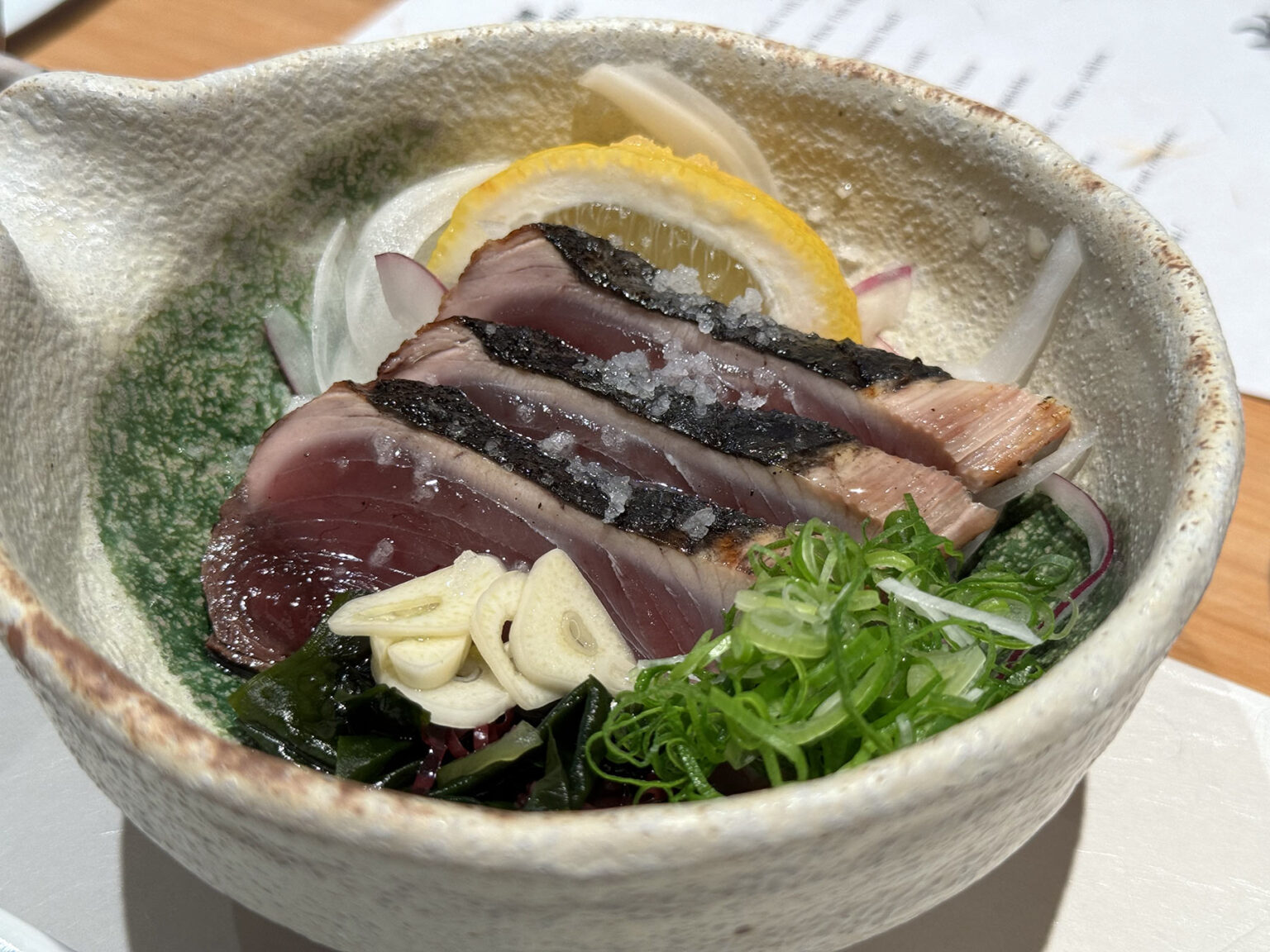 sushi in a bowl.