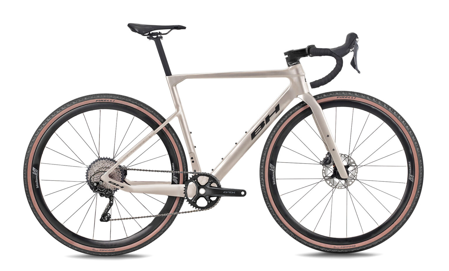 2024 BH GravelX R lightweight carbon gravel race bike, 3.5 GRX 1x12