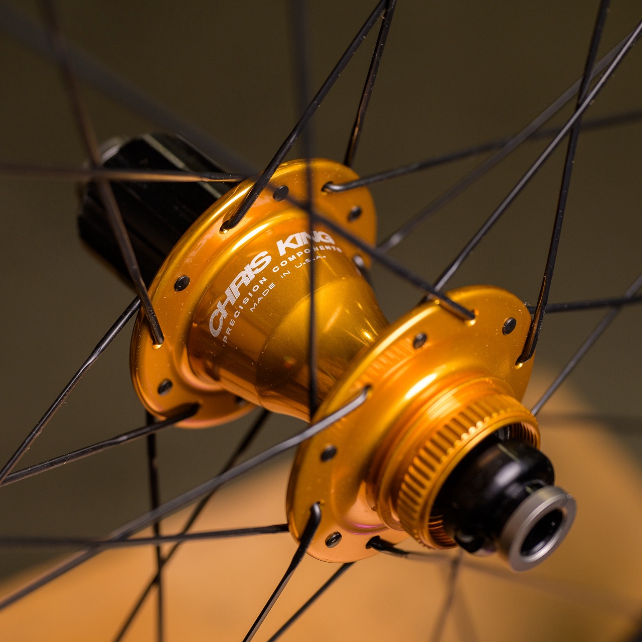 Chris King Ready to Ride Wheels gold hub