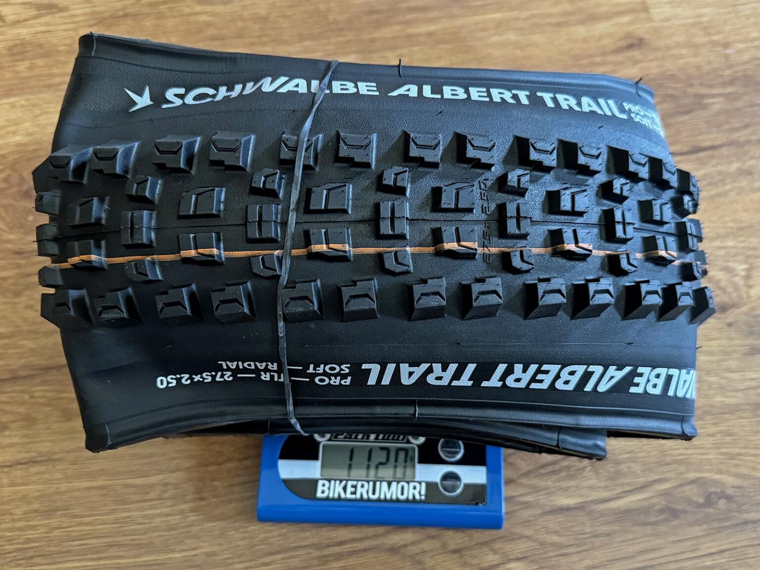 Schwalbe Albert Trail Pro Radial enduro all-mountain bike tire review, actual weight 27.5"