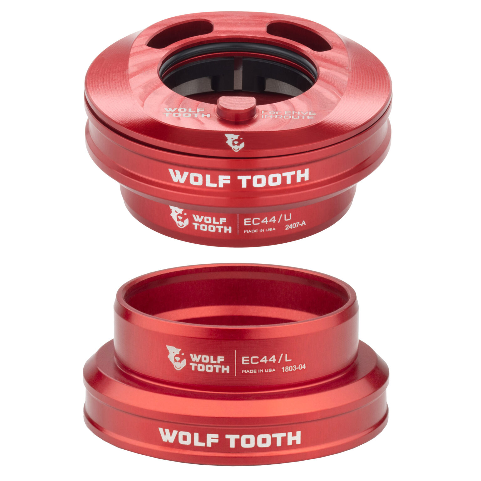 Wolf tooth ENVE internal headset red