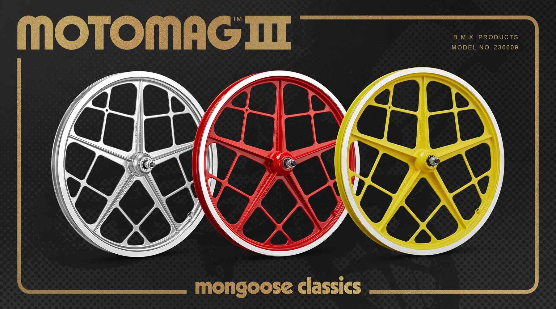 Mongoose Classics Collection 50th-anniversary BMX Icons, Motomag III