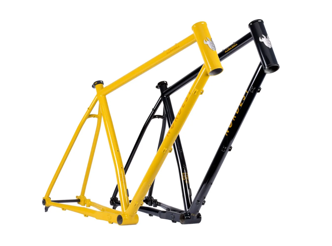 Nordest Super Albarda 3 MTB-inspired steel gravel bike, black or yellow