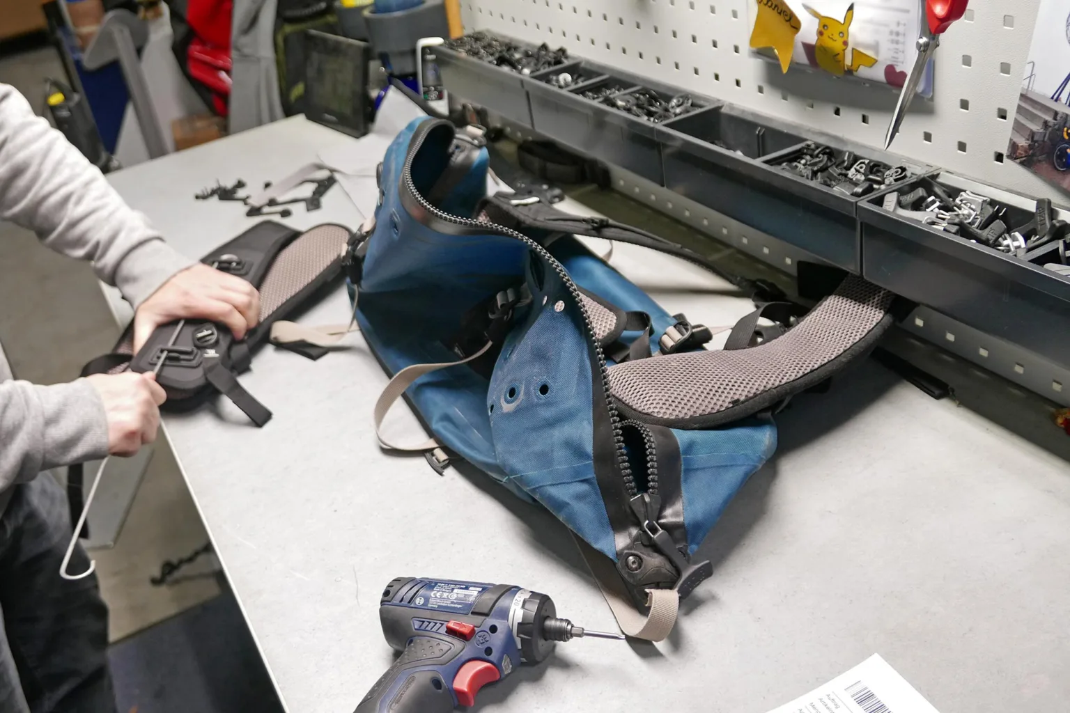 Ortlieb Factory Tour: Made-in-Germany waterproof cycling bags, hardware repairs