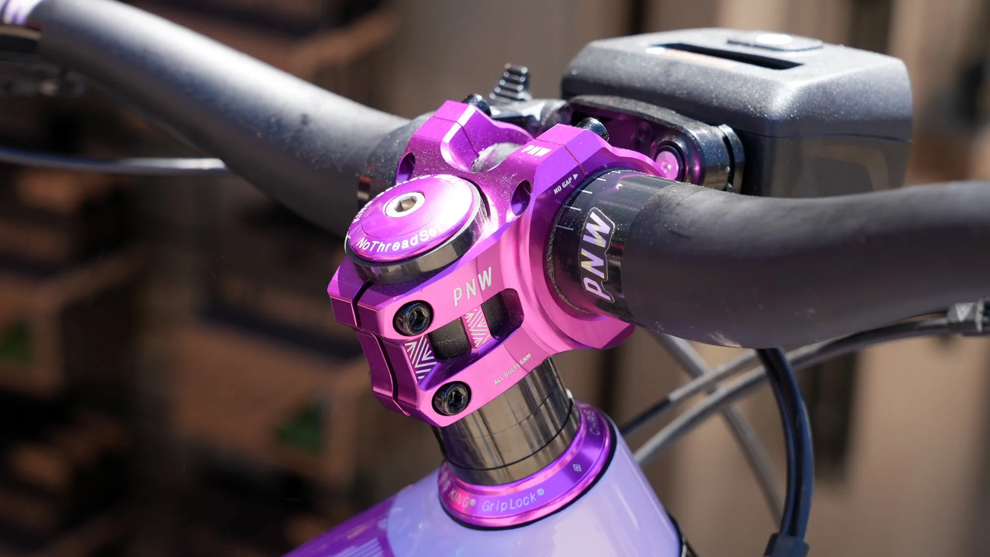 PNW purple anodized stem