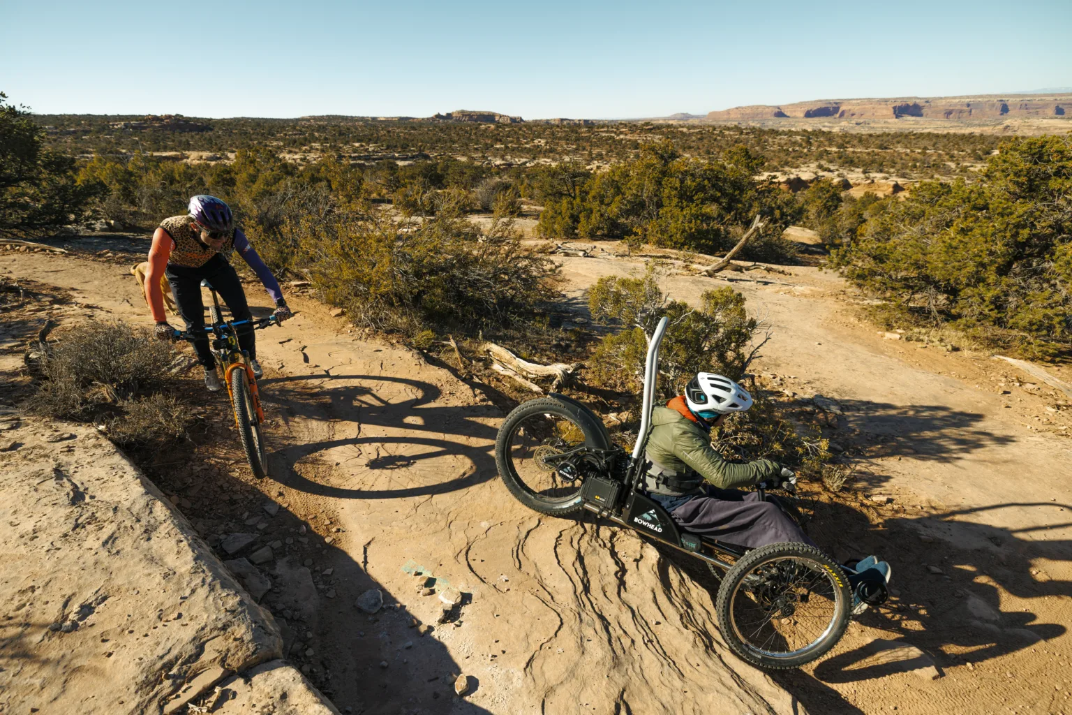 Ryan Standish with Dad Kokopelli White Rim FKT