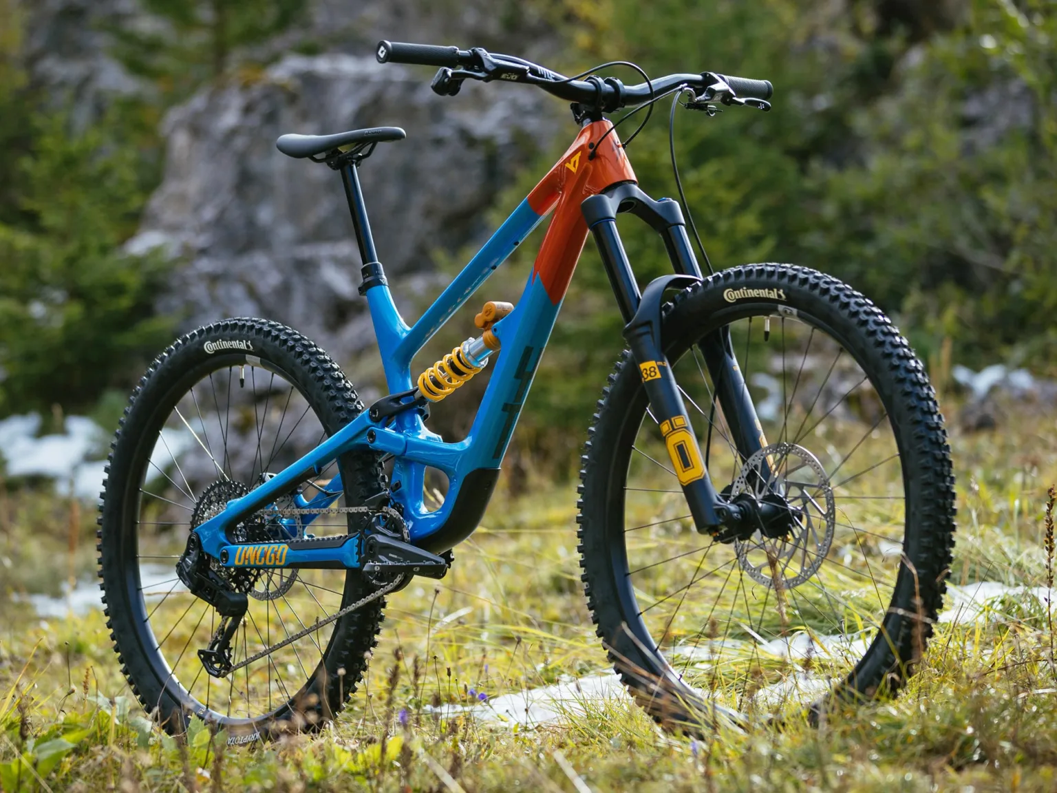 2024 YT Capra Core enduro bike family in carbonb