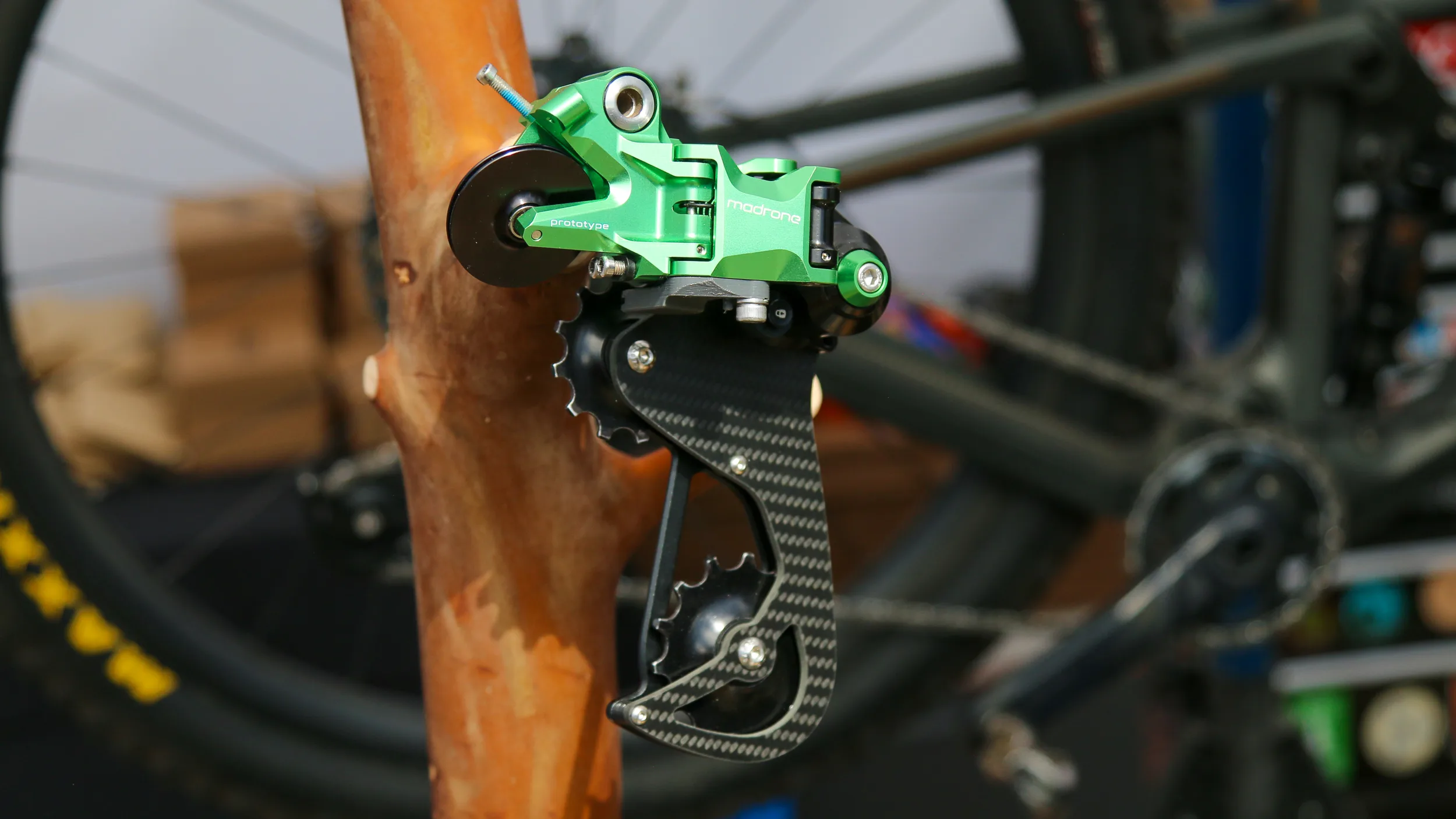 Madrone Cycles prototype rear derailleur