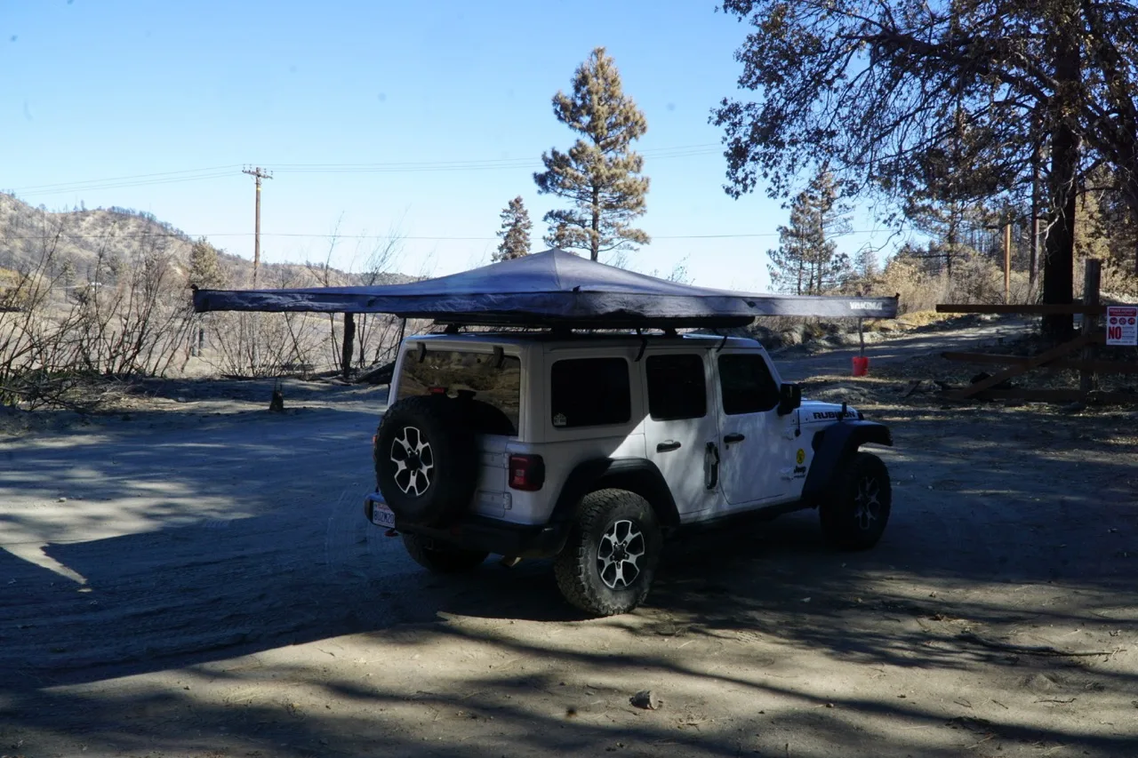 Yakima MajorShady Awning review deployed back side