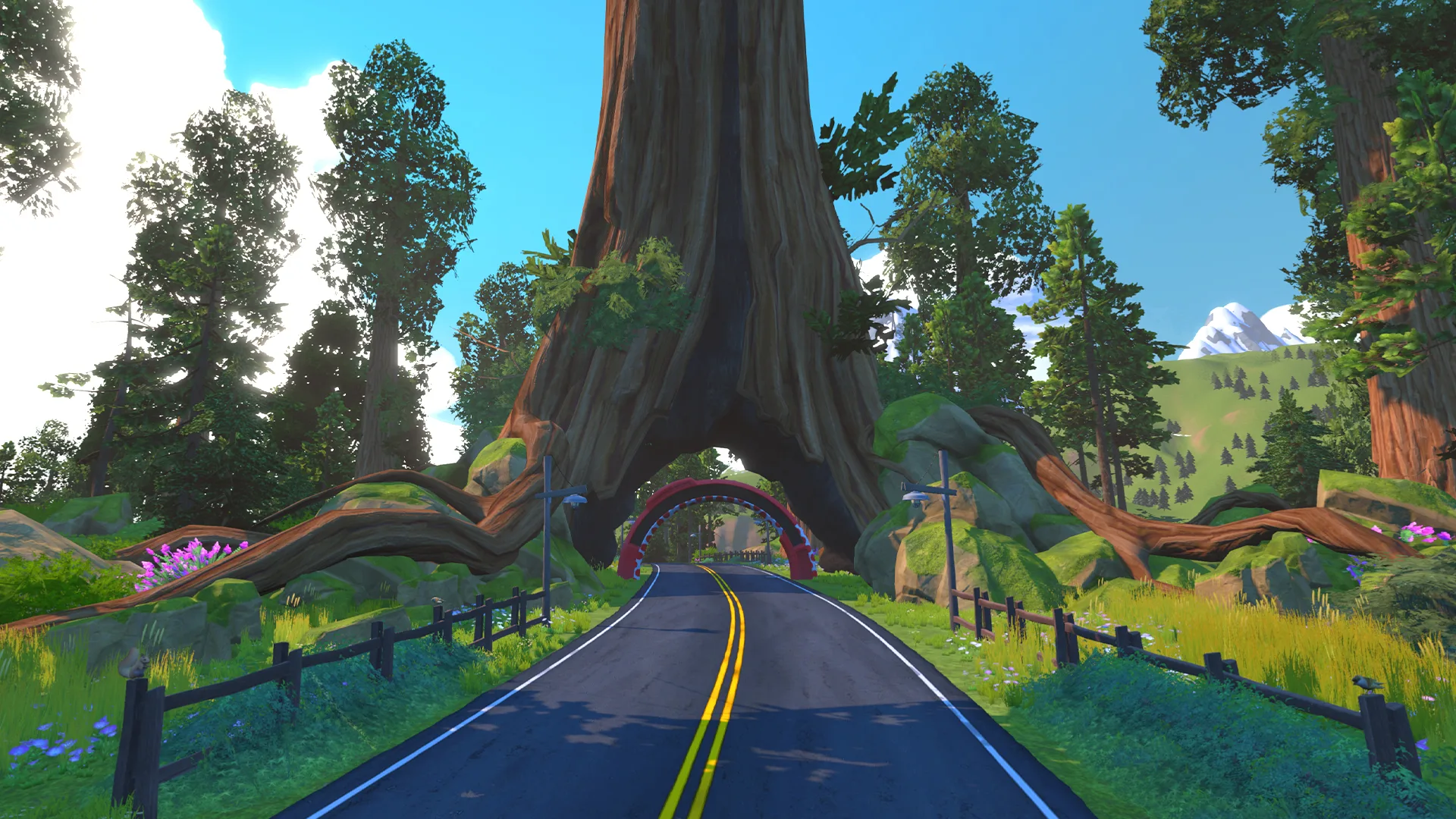 Zwift Return to Jarvis route tree through