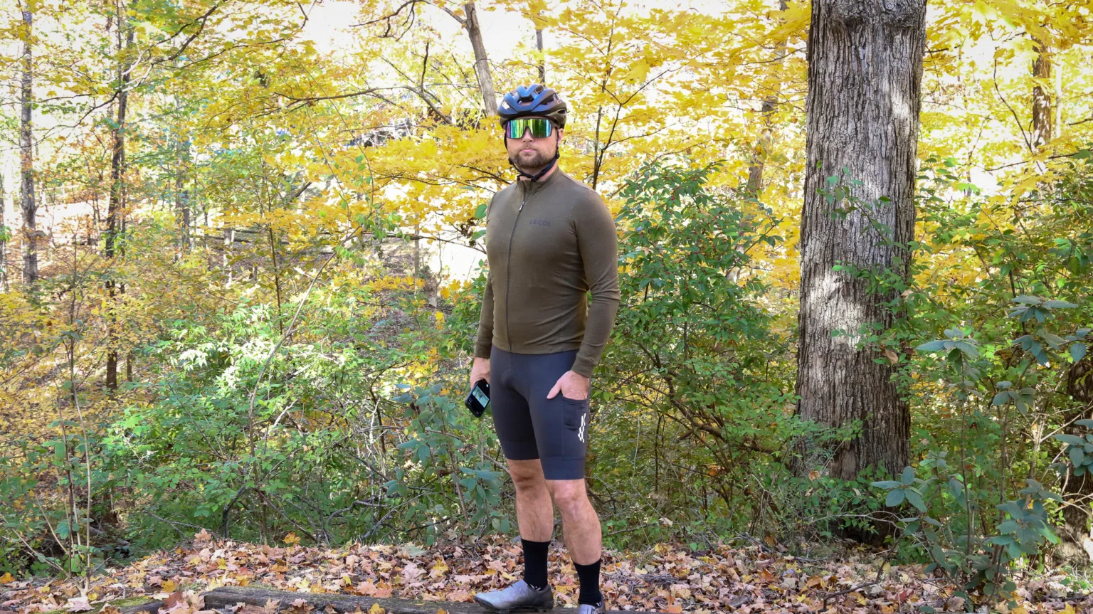 Le Col Gravel cycling clothing review on 5'8" model