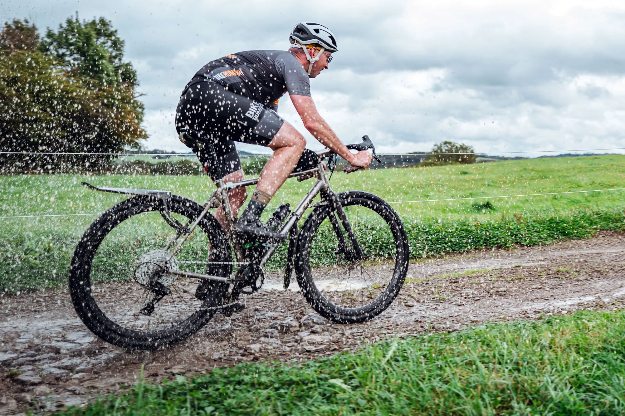 Schwalbe G-One RX Pro aggressive gravel bike race tire, wet ride testing