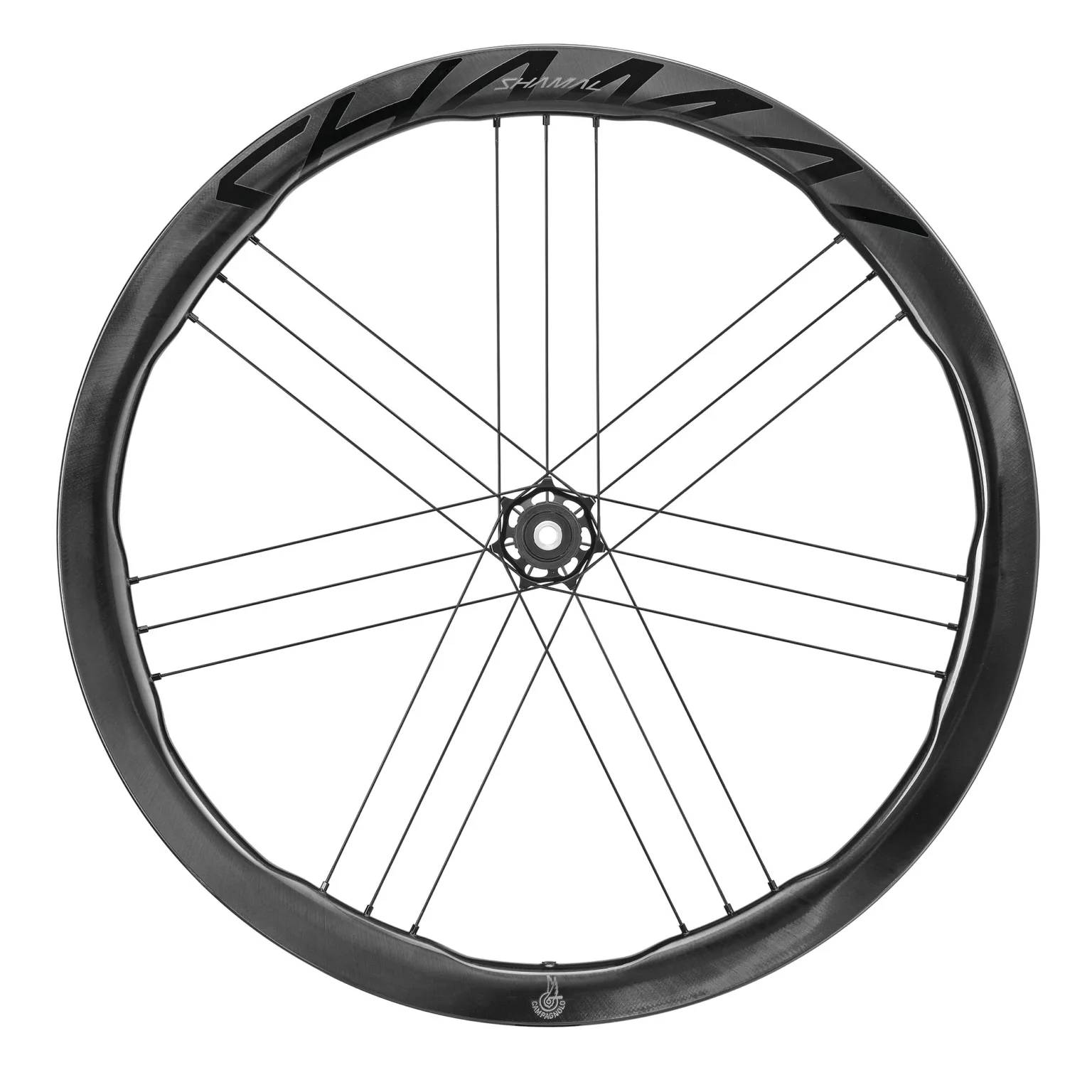 2025 Campagnolo Shamal Dual-Profile 40-45mm aero carbon all-road front wheel 