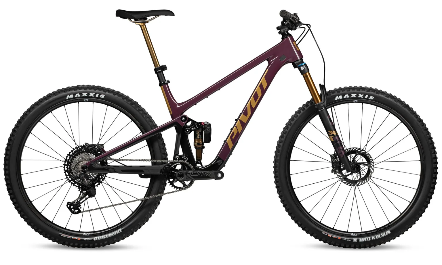 2025 Pivot Trailcat SL 120mm mid-travel carbon trail mountain bike in purple