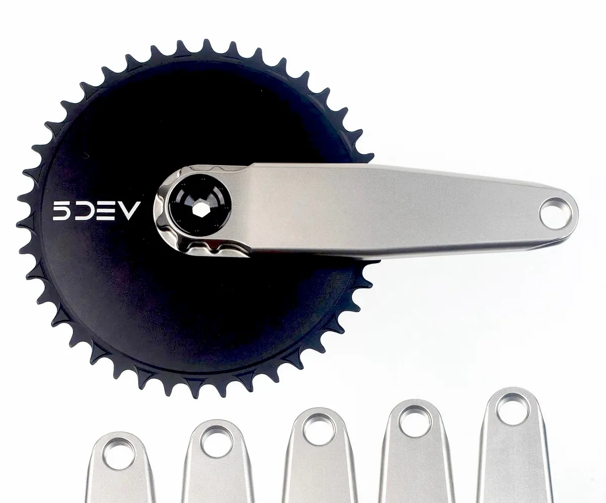 5DEV New Sizes for Titanium Cranks hero