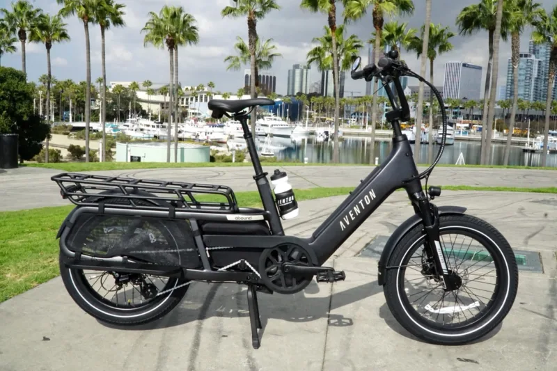 The Affordable New Aventon Abound LR Cargo eBike is Loaded with Cool Features