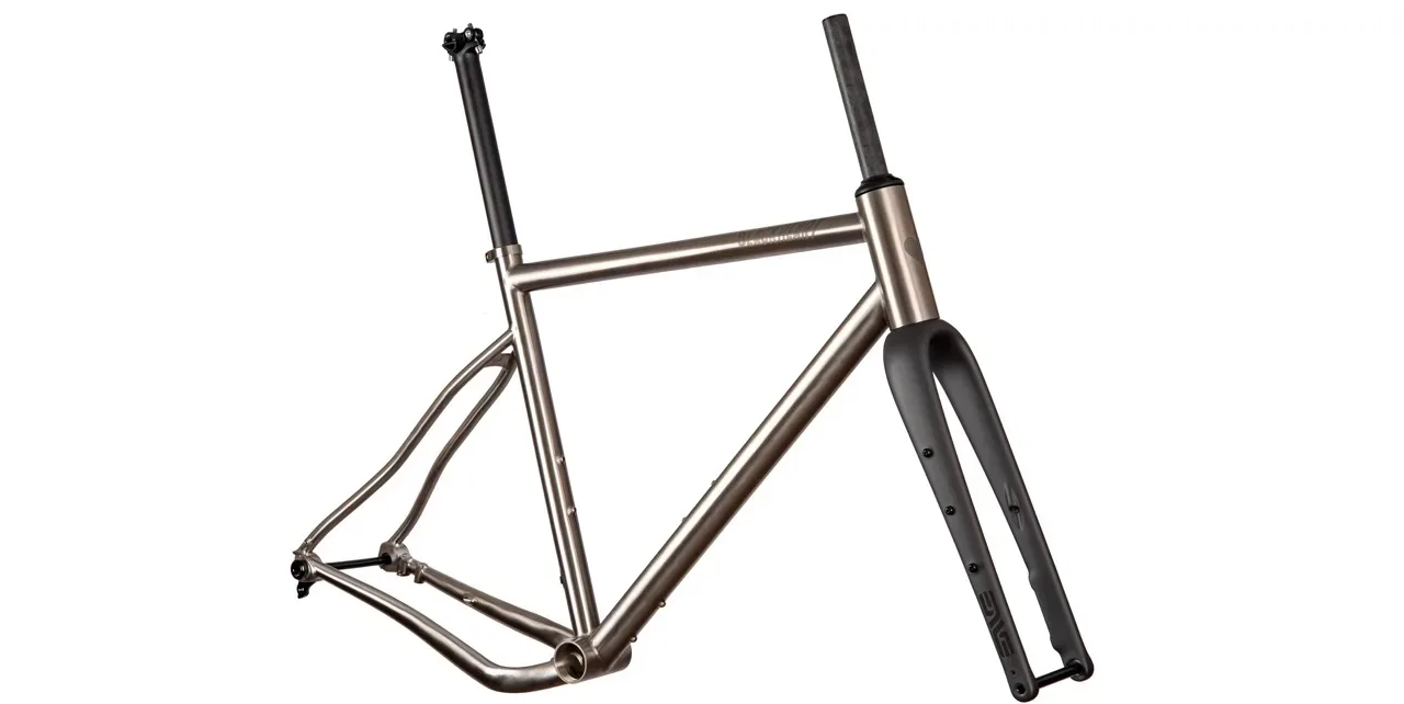 BlackHeart Bike Co New Gravel Ti frameset front side